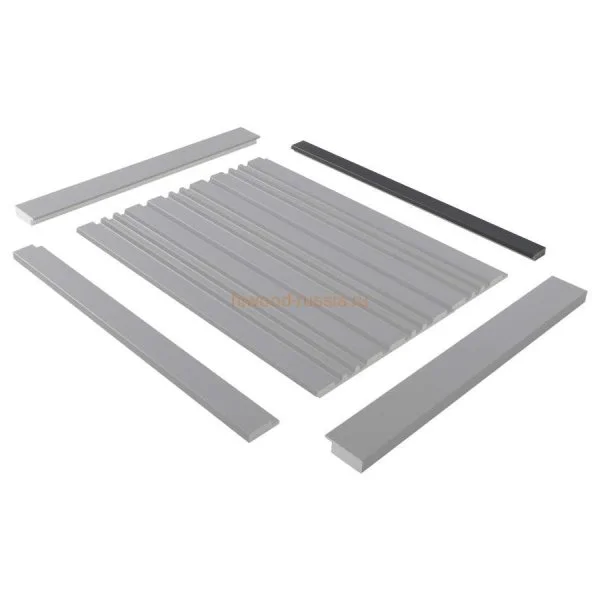 Финишный молдинг LF124B GR3 левый декорированный (31х12х2700мм) в Миассе