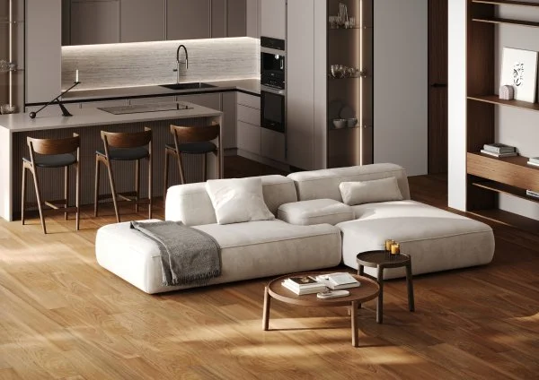 Паркетная доска Quartz Parquet Классик 5 мм Дуссия Африканская 550-63 в Миассе