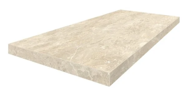 Керамогранит Coliseum Да Винчи Беж Ступень угловая левая (Натуральный, 33х60) в Миассе