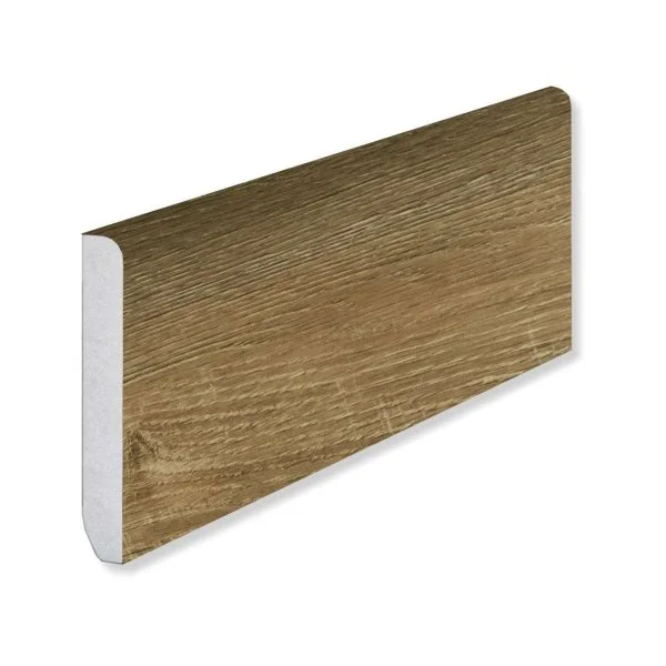 Кварцевый плинтус Fargo 61W921 Дуб Прага градиент 80х11х2200 мм в Миассе