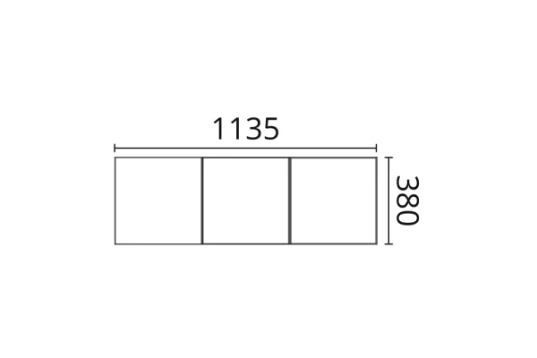 Декоративная панель NMC Arstyl Domino (113.5x38x3.8 см) в Миассе