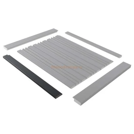 Финишный молдинг LF124A GR3 правый декорированный (42х12х2700мм) в Миассе