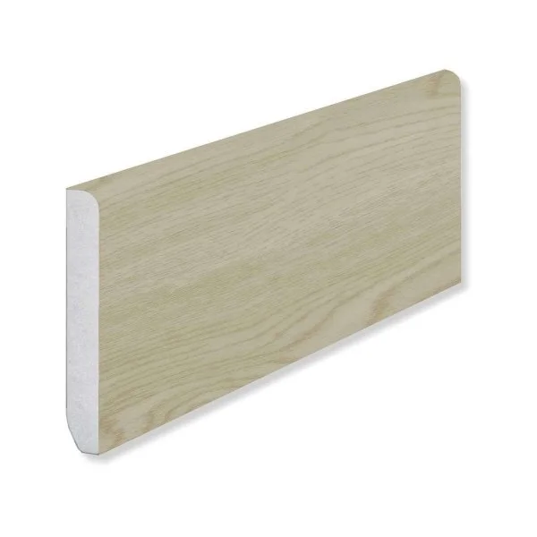 Кварцевый плинтус Fargo 18001-35 Ясень Белый 80х11х2200 мм в Миассе