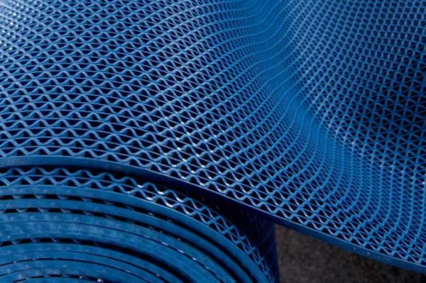 Грязезащитное рулонное покрытие ЗигЗаг Синий 4,5 мм (1,2 м) Китай в Миассе