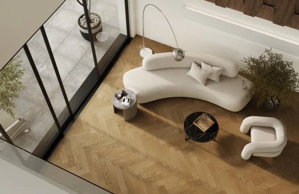 Паркетная доска Quartz Parquet Английская Ёлка Дуб Рустикальный 33-410 в Миассе