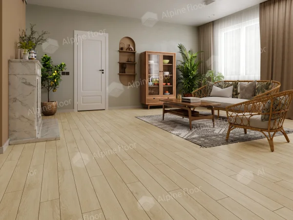Каменно-полимерная плитка Alpine Floor Grand Sequoia Village Камфора ECO 11-507 4мм, 43 класс в Миассе