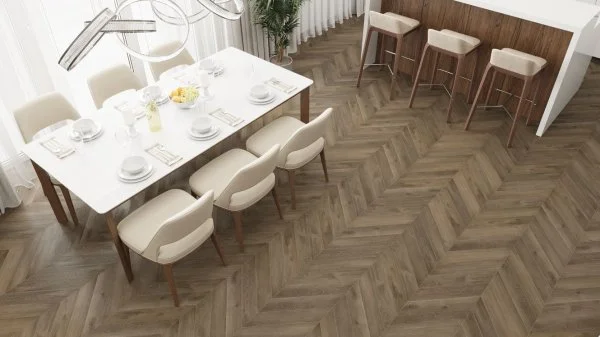 Кварц-виниловая плитка Alpine Floor Chevron Дуб Насыщенный ECO 20-4 (2,5 мм. 43 класс) в Миассе