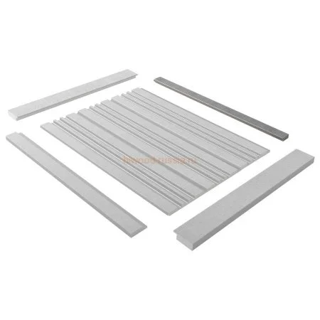 Финишный молдинг LF124B S339S левый декорированный (31х12х2700мм) в Миассе