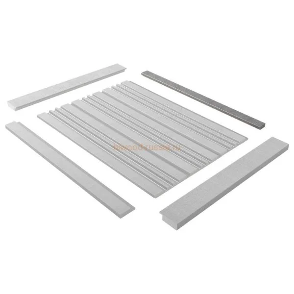 Финишный молдинг LF124B S339S левый декорированный (31х12х2700мм) в Миассе