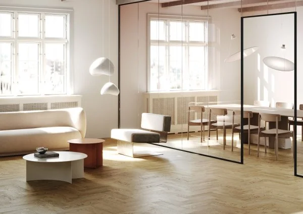 Кварц-виниловая плитка Fargo Herringbone 44-5003-4 Дуб Неаполь в Миассе