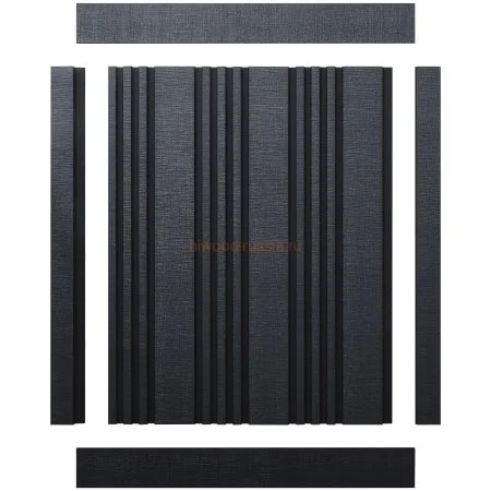 Финишный молдинг LF124B BK114K левый декорированный (31х12х2700мм) в Миассе