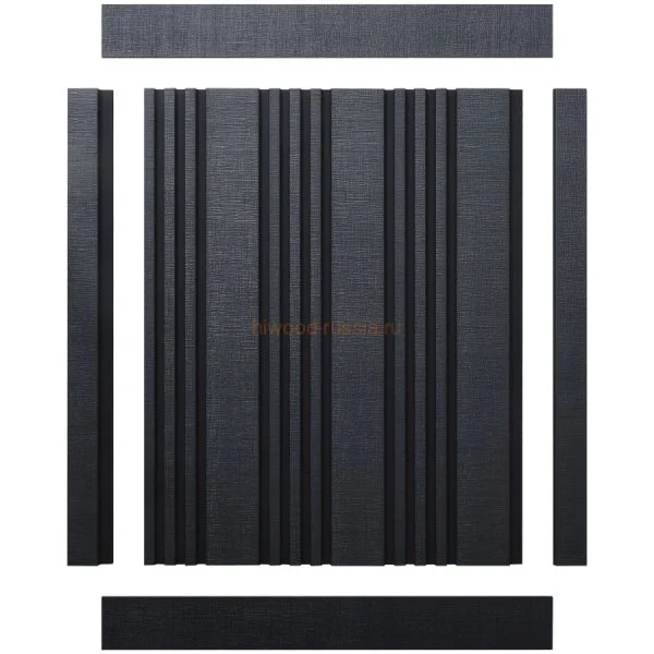 Финишный молдинг LF124B BK114K левый декорированный (31х12х2700мм) в Миассе