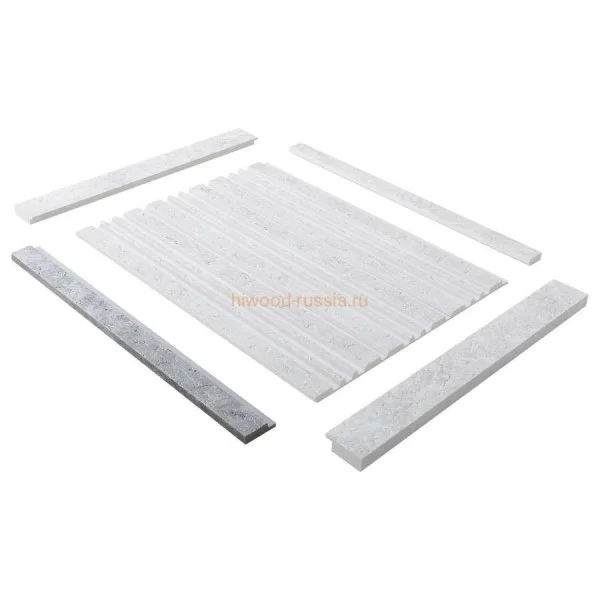 Финишный молдинг LF124A W50 правый декорированный (42х12х2700мм) в Миассе