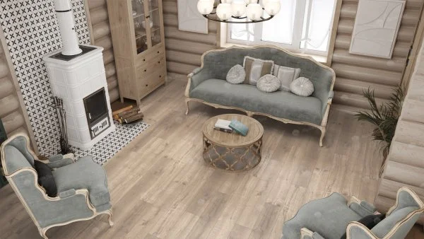 Каменно-полимерная плитка Alpine Floor Real Wood Дуб Натуральный ECO 2-5, 6 мм 43 класс в Миассе