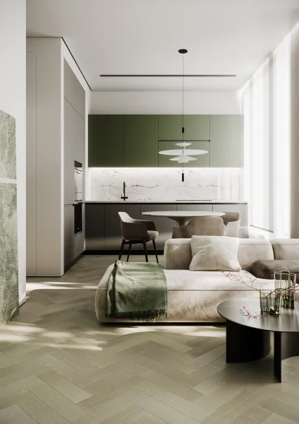 Паркетная доска Quartz Parquet Штучный паркет Дуб Лунный 44-1258-08 в Миассе