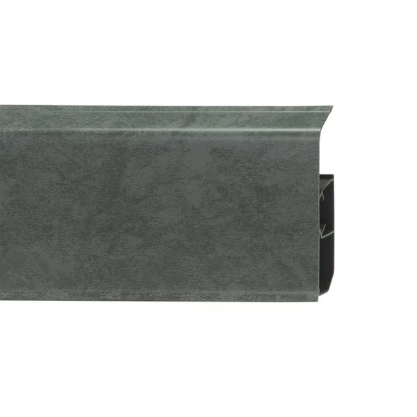 Пластиковый плинтус Royce №340 Мрамор Тёмный (80х24х2200мм) в Миассе