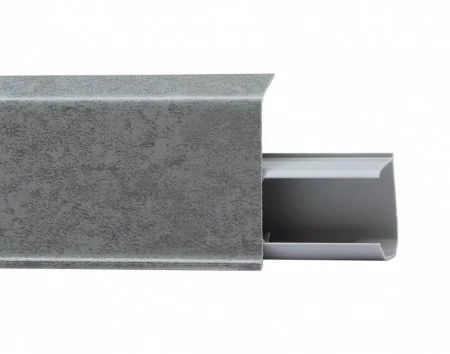 Пластиковый плинтус Royce №551 Грей (55х23х2200мм) в Миассе