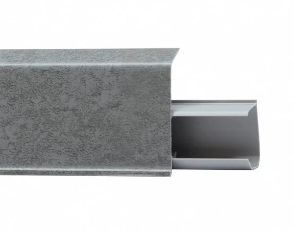 Пластиковый плинтус Royce №551 Грей (55х23х2200мм) в Миассе