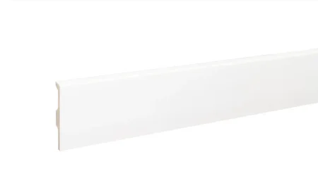 Плинтус дюрополимерный Bonkeel 01 Белый (80х14х2000 мм) в Миассе