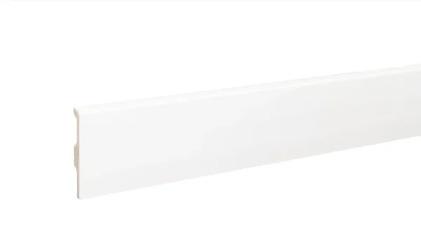 Плинтус дюрополимерный Bonkeel 01 Белый (80х14х2000 мм) в Миассе