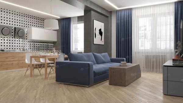 Кварц-виниловая плитка Alpine Floor Sequoia Секвойя Коньячная ECO 6-2 3.2 мм. 43 класс в Миассе