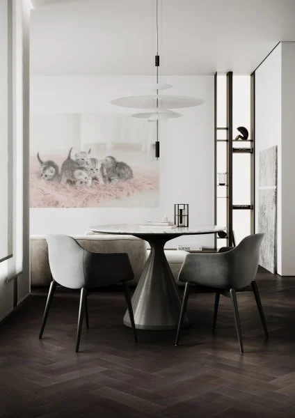 Паркетная доска Quartz Parquet Штучный паркет Дуб Смоляной 44-1258-01 в Миассе