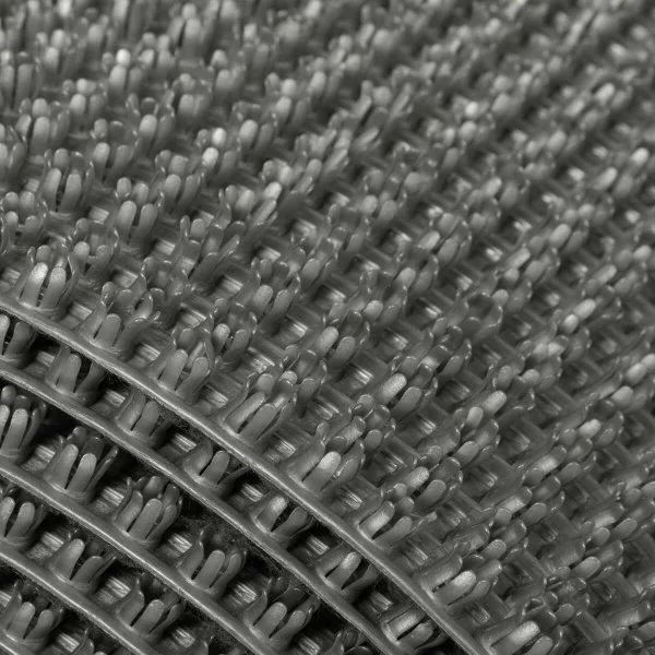 Щетинистое покрытие Альфа-Стиль 128 Серый металлик - 0,9х15 м. пог в Миассе