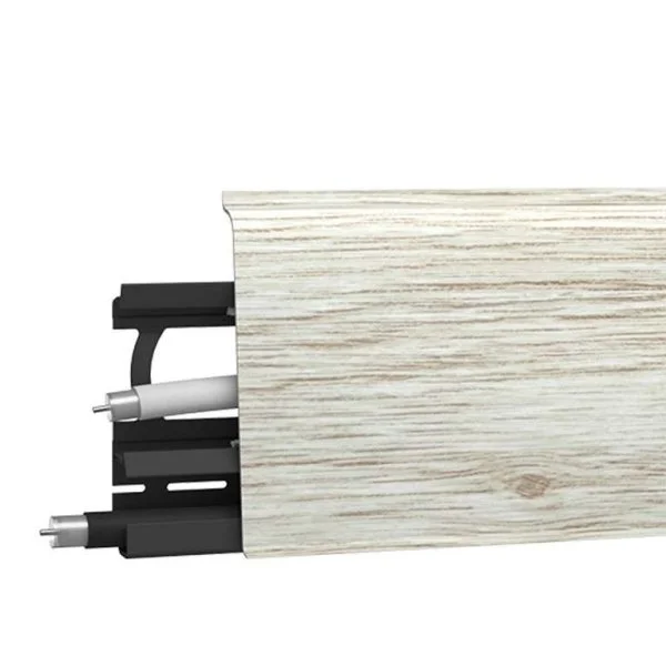 Плинтус пластиковый Arbiton INDO70 135 Дуб Платиновый 2,5 м в Миассе