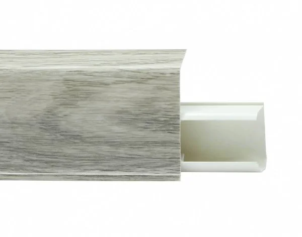 Пластиковый плинтус Royce №549 Дуб Альба (55х23х2200мм) в Миассе