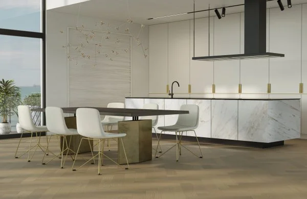 Паркетная доска Quartz Parquet Английская Ёлка Дуб Шампань 33-414 в Миассе