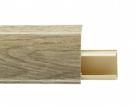 Пластиковый плинтус Royce №530 Дуб Пекан (55х23х2200мм) в Миассе