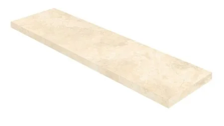 Керамогранит Coliseum Аурелия Уайт Ступень угловая правая (Натуральный, 33х120) в Миассе