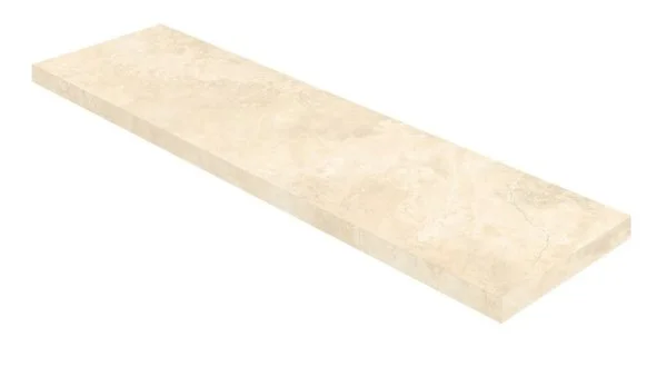 Керамогранит Coliseum Аурелия Уайт Ступень угловая правая (Натуральный, 33х120) в Миассе