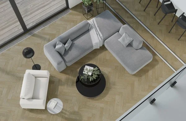 Паркетная доска Quartz Parquet Английская Ёлка Дуб Карельский 33-419 в Миассе