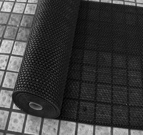 Грязезащитное рулонное покрытие ЗигЗаг Черный 5 мм (0,9 м) Китай в Миассе