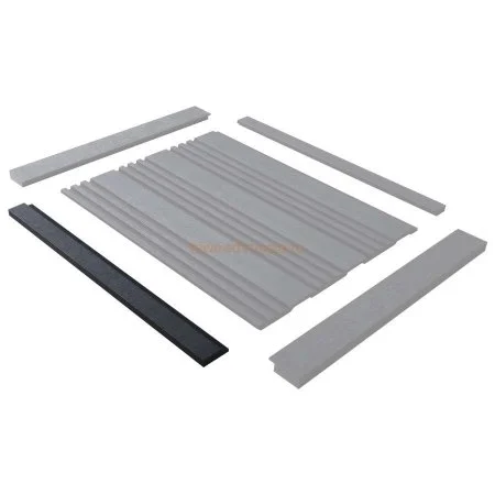 Финишный молдинг LF124A BK114K правый декорированный (42х12х2700мм) в Миассе