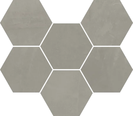 Керамогранит Italon Континуум Айрон Мозаика Гексагон (Натуральная 25х29) в Миассе