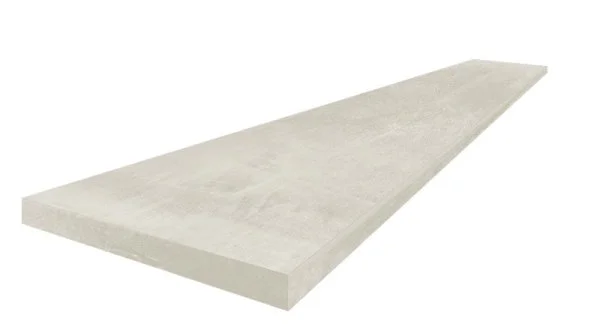 Керамогранит Coliseum Экспо Уайт Ступень угловая левая (Натуральный, 33х60) в Миассе