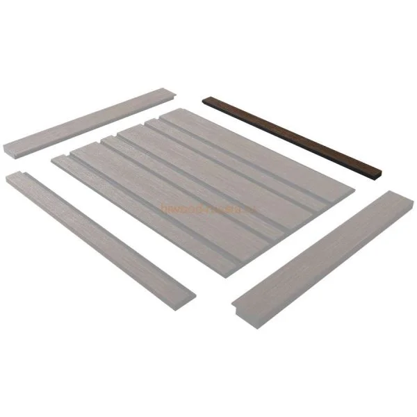 Финишный молдинг LF124B BR396K левый декорированный (31х12х2700мм) в Миассе