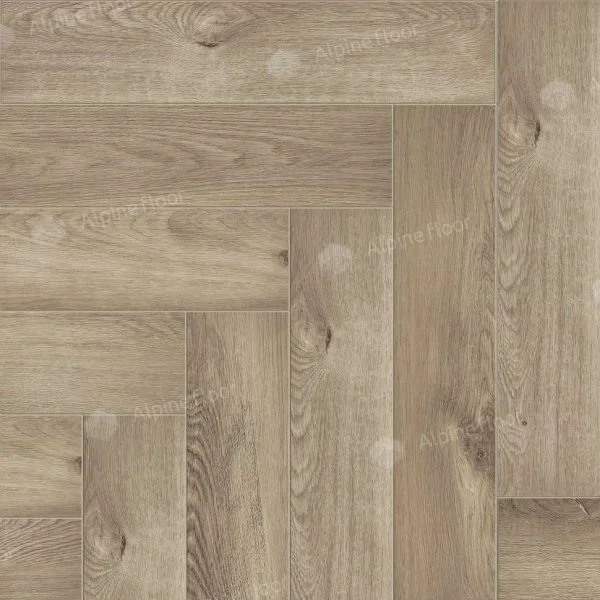 Кварц-виниловая плитка Alpine Floor Parquet Дуб Натуральный Отбеленный ЕСО 16-5 2.5 мм. 43 класс в Миассе