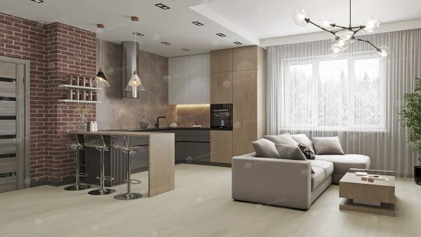 Каменно-полимерная плитка Alpine Floor Solo Plus Ленто ЕСО 14-501, 4 мм, 43 класс в Миассе