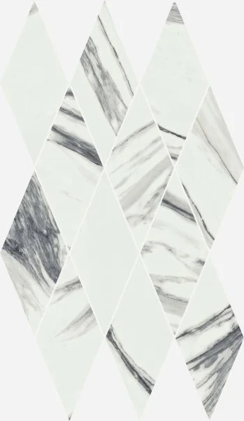 Керамогранит Italon Шарм Делюкс Статуарио Фантастико 28х48 мозаика Даймонд (Люкс) в Миассе