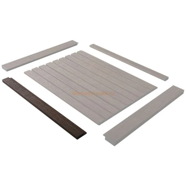 Финишный молдинг LF124A BR396 правый декорированный (42х12х2700мм) в Миассе