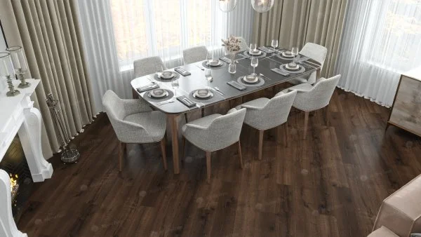 Каменно-полимерная плитка Alpine Floor Real Wood Дуб Мокка ECO 2-2, 6 мм 43 класс в Миассе