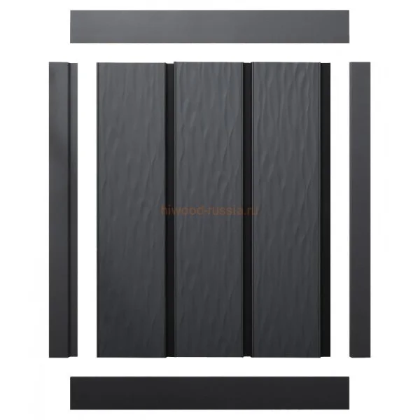 Финишный молдинг LF124A GR15K правый декорированный (42х12х2700мм) в Миассе