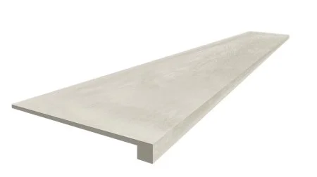 Керамогранит Coliseum Экспо Уайт Ступень фронтальная (Натуральный, 33х60) в Миассе