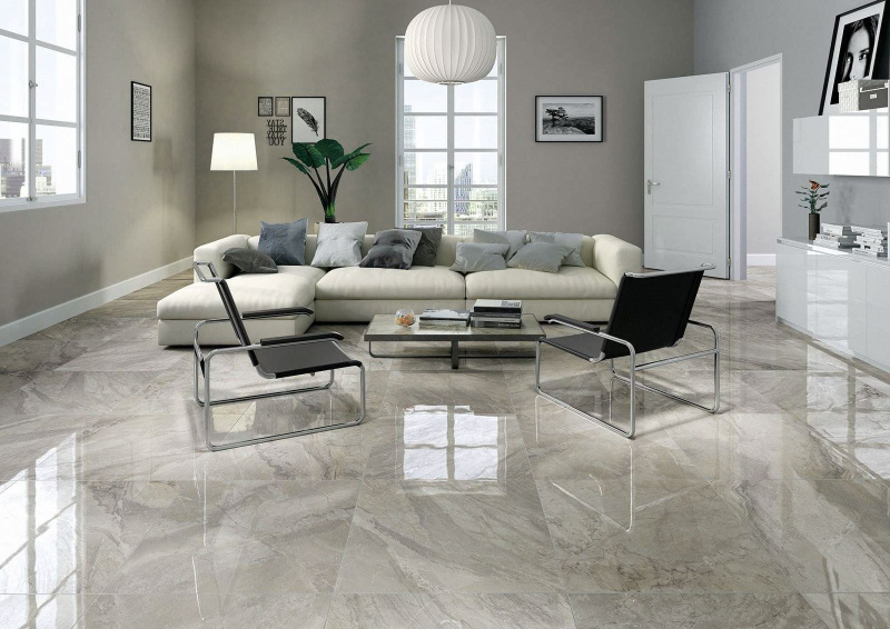 Современные дизайнерские решения с использованием керамогранита