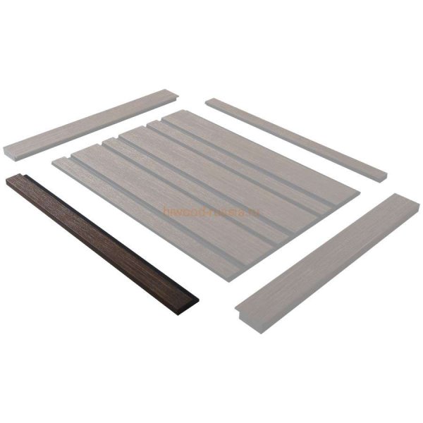 Финишный молдинг LF124A BR396K правый декорированный (42х12х2700мм) в #REGION_NAME_DECLINE_PP#