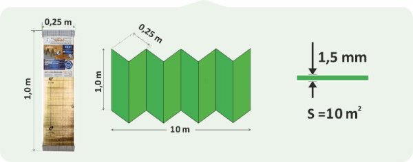 Подложка-гармошка Anti-slip размер уп