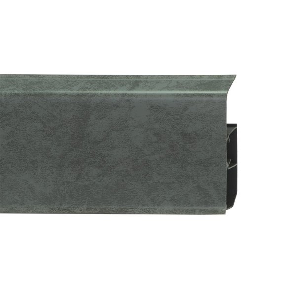 Пластиковый плинтус Royce №340 Мрамор Тёмный (80х24х2200мм) в #REGION_NAME_DECLINE_PP#